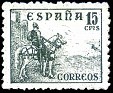 Spain 1940 El Cid 15 CTS Verde Edifil 918